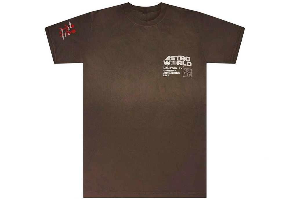 Travis Scott Official Souvenir Tee Brown