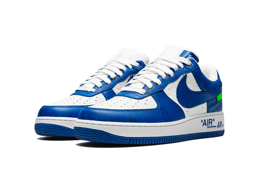 Louis Vuitton Nike Air Force 1 Low By Virgil Abloh White Royal