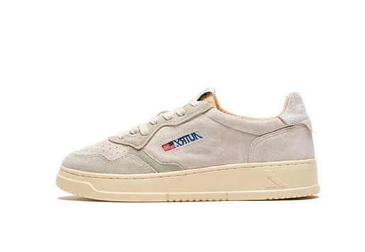 Autry Medalist Leather Low Cream (W)