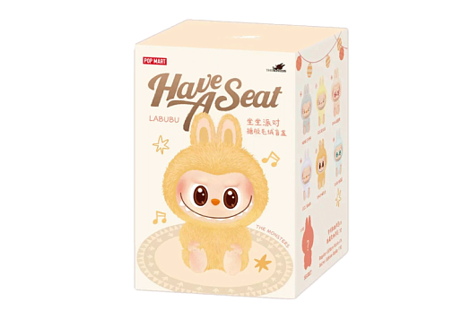 Pop Mart The Monsters Labubu Have A Seat Vinyl Plush Sealed Case Random