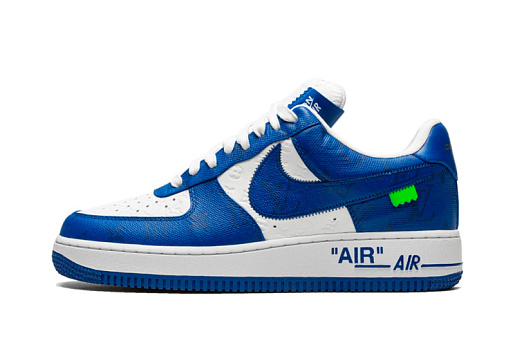 Louis Vuitton Nike Air Force 1 Low By Virgil Abloh White Royal