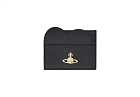 Vivienne Westwood Opio Saffiano Heart Card Holder Black