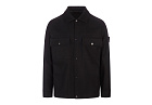 Stone Island Flannel Ghost Overshirt Black