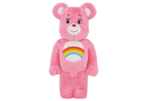 Bearbrick x Care Bears Cheer Bear 1000% Pink