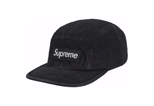 Supreme Denim Camp Cap Black (FW24)