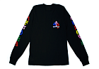 Chrome Hearts Multi Color Cross Cemetery L/S T-shirt Black