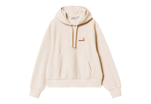Carhartt WIP American Script Hoodie Moonbeam