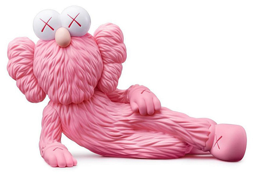 Kaws Time Off Vinyl Figure Pink