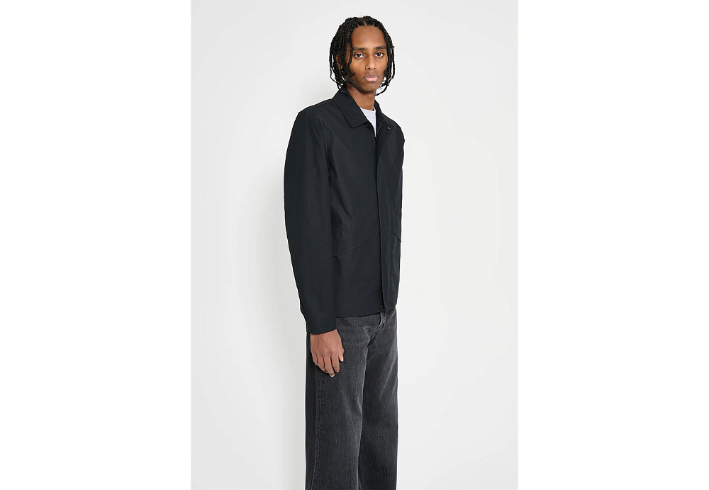 Stone Island Ghost Overshirt In Durable Black