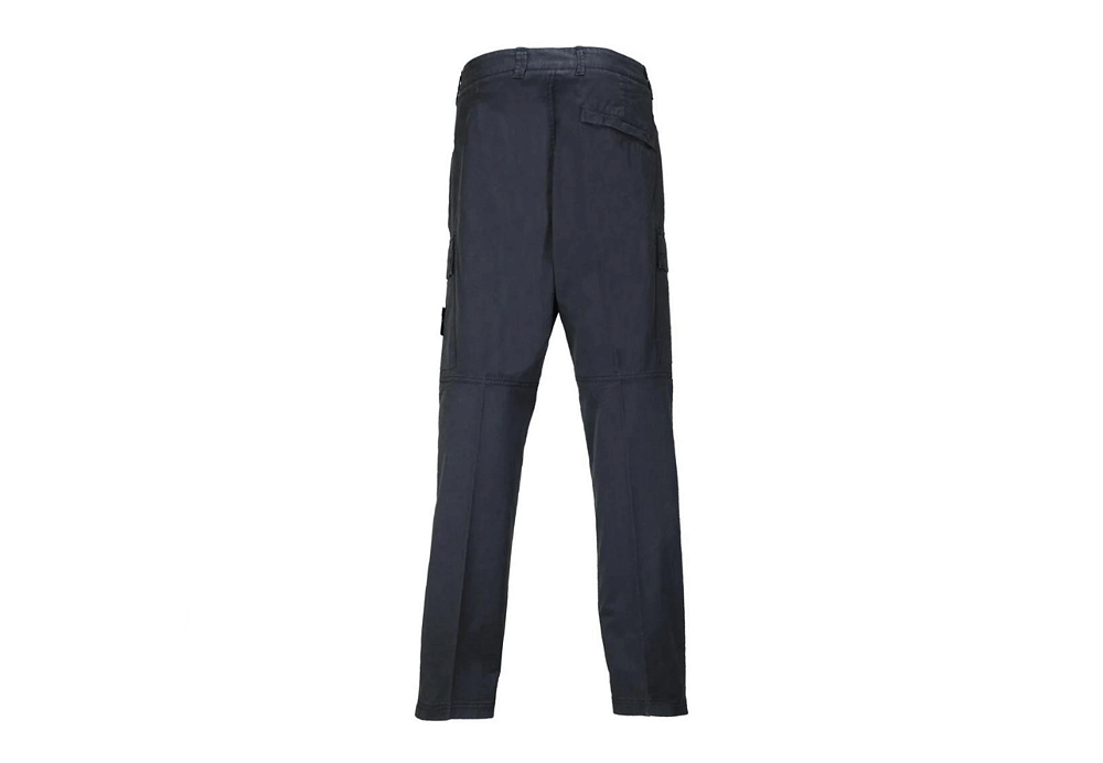 Stone Island Cargo Twill Stretch-Tc Pants Blue