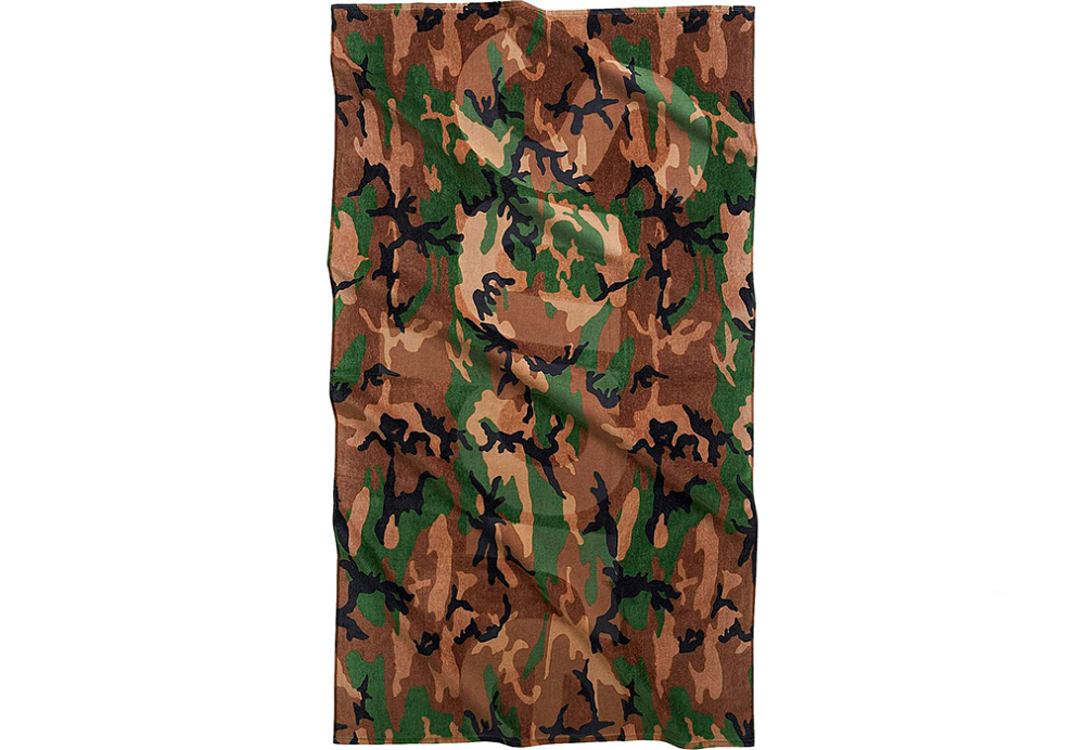 Supreme TONAL LOGO TOWEL SS24 Woodland Camo
