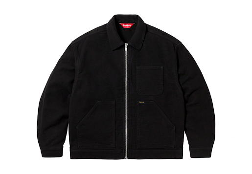 КУРТКА Supreme Moleskin Work Jacket (FW23) Black																														