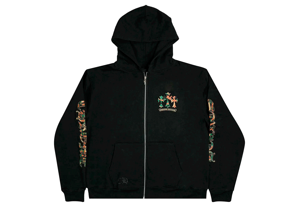 Chrome Hearts Horse Zip Hoodie Black Camo