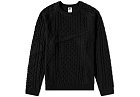 Nike Life Cable Knit Sweater Black