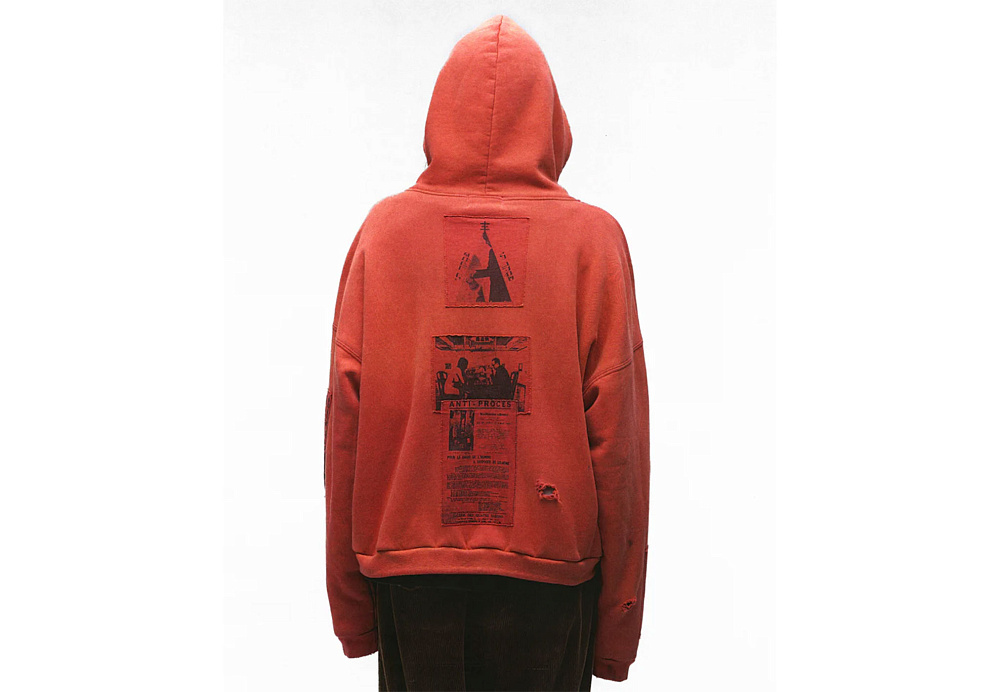 Enfants Riches Déprimés Zip Hoodie Orange