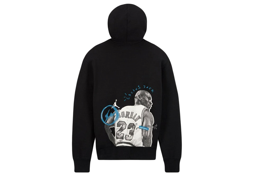 Travis Scott x Jordan x Fragment Hoodie Black