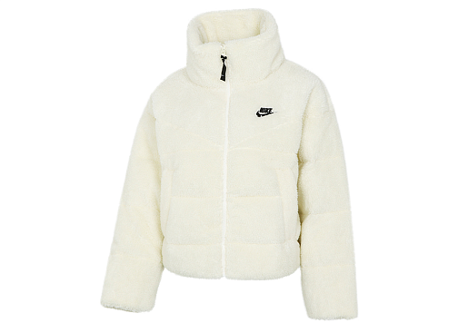 КУРТКА Nike Short Faux Fur Jacket White