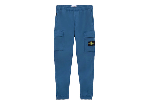 Stone Island Cargo Twill Stretch-Tc Pants Blue