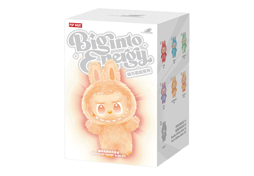 Pop Mart The Monsters Labubu Big Into Energy Series Vinyl Plush Pendant Sealed Case Random