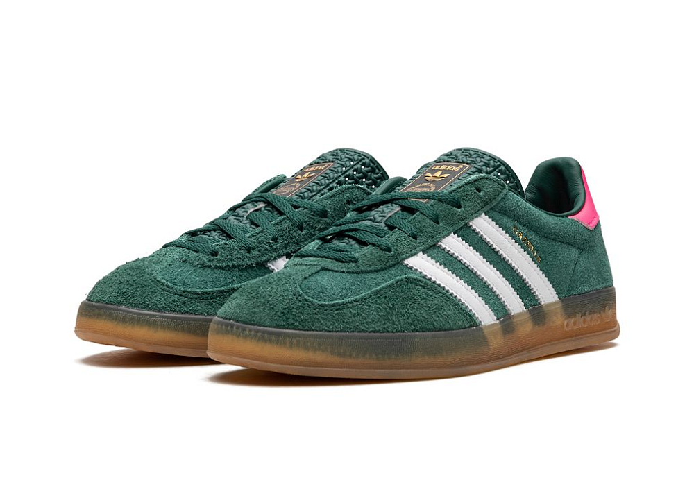 Adidas Gazelle Indoor Collegiate Green Lucid Pink (W)