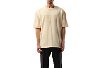 Maison Margiela Logo Embroidered T-Shirt Beige