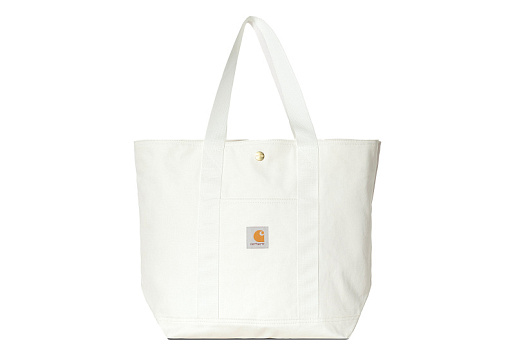 Carhartt WIP Canvas Tote Bag White