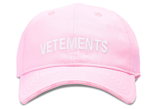 Vetements Logo Cap Pink