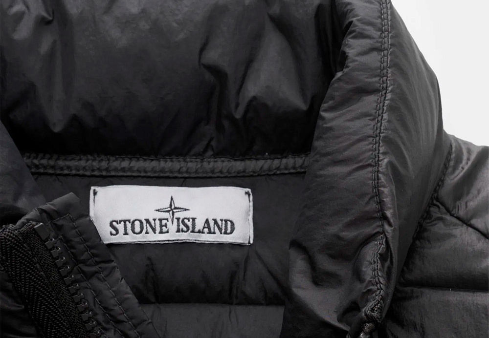 Stone Island Lightweight Loom Woven Chambers Black