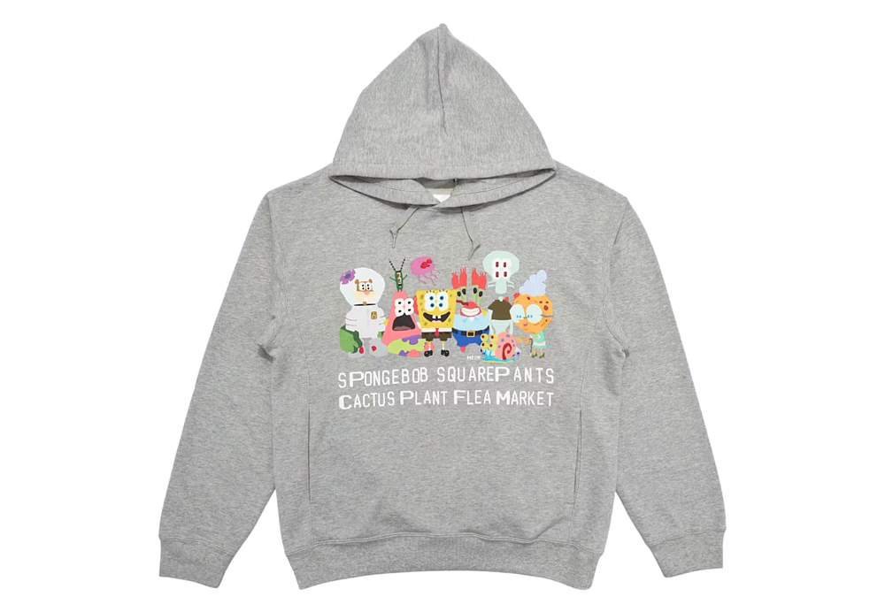 Uniqlo x CPFM Sponge Bob Squarepants Hoodie Gray