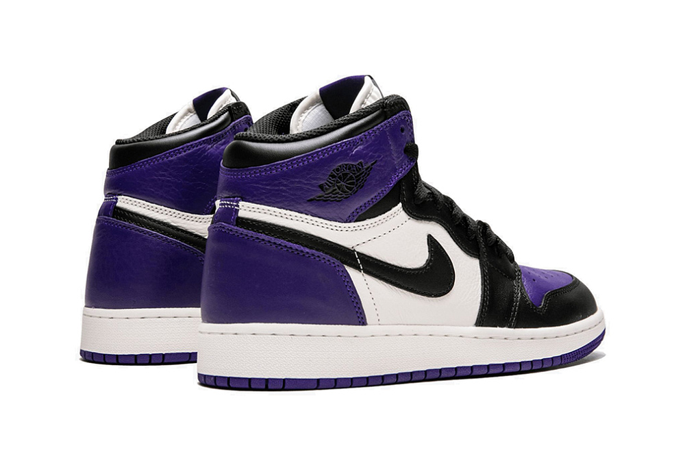 Nike Air Jordan 1 Retro High Court Purple White(GS)