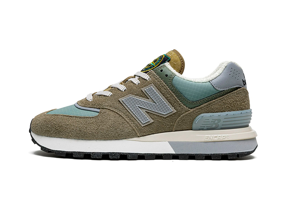 Stone Island x New Balance 574 Legacy 'Steel Blue'
