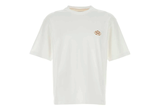 Prada Logo-Embroidered T-Shirt White