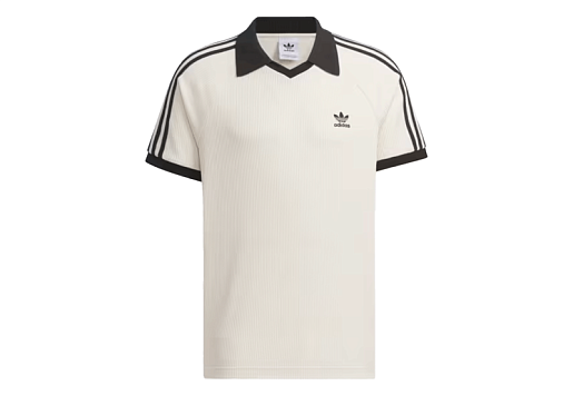 Adidas Waffle Short Sleeve Polo Shirt White