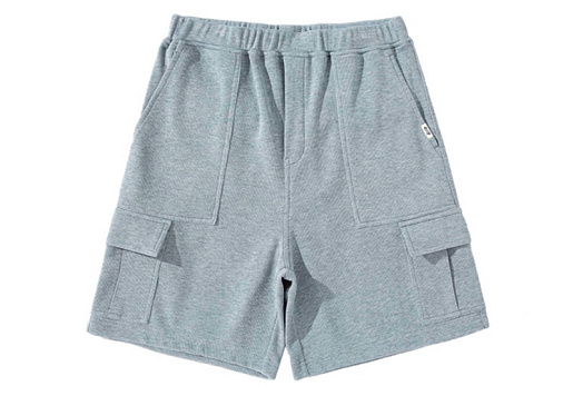 Nothomme Cotton Cargo Shorts Grey
