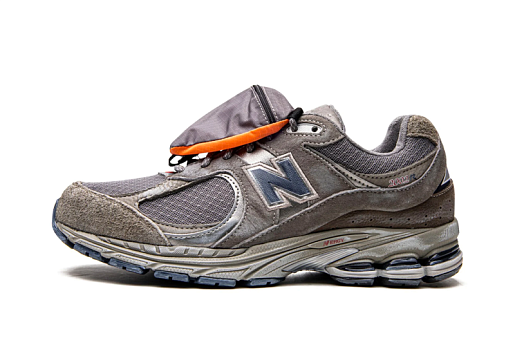 New Balance 2002R Grey Brown Pouch