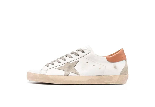 Golden Goose Super-star White Light Brown (W)