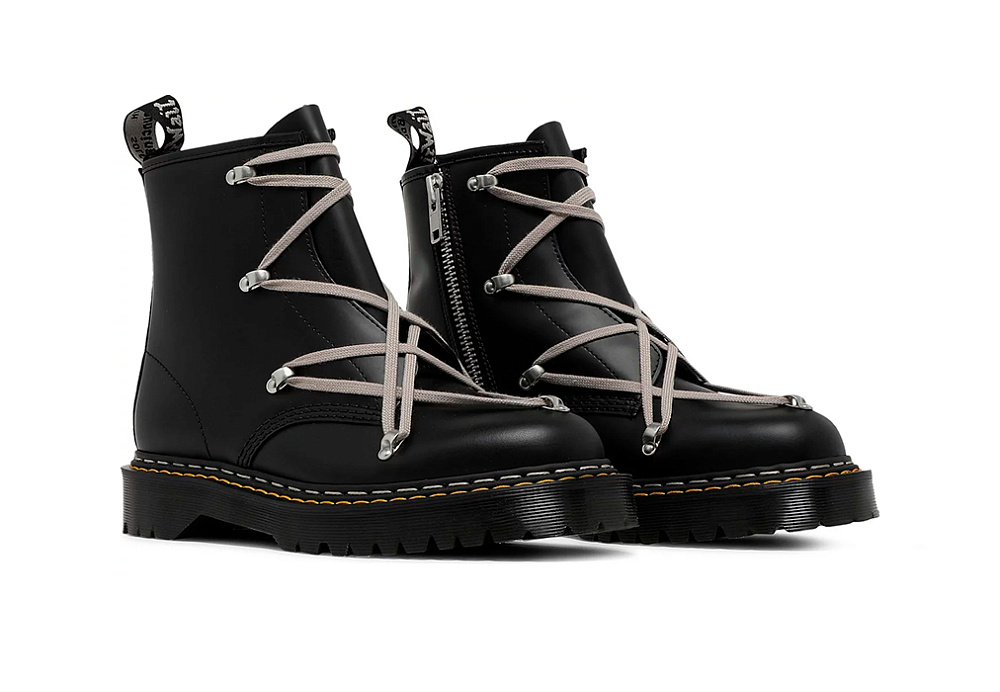 Rick Owens X Dr. Martens 1460 Bex Leather Boot Black