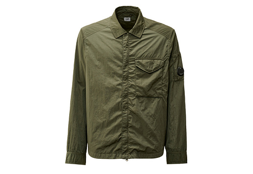 C.P. COMPANY Chrome-R Lens Overshirt Grape Leaf