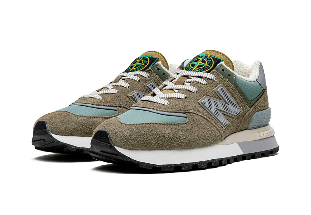 Stone Island x New Balance 574 Legacy 'Steel Blue'