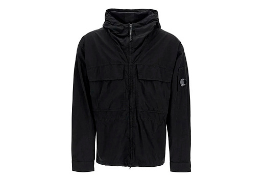 C.P. COMPANY Added\N\Nhooded Taylon Padded Black