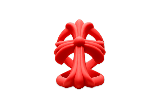Chrome Hearts K. Silicone Ring in Red