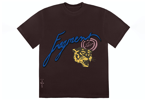 Travis Scott Cactus Jack For Fragment Icons Tee Brown