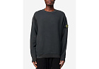 Stone Island Organic Cotton Crewneck Sweatshirt Piombo