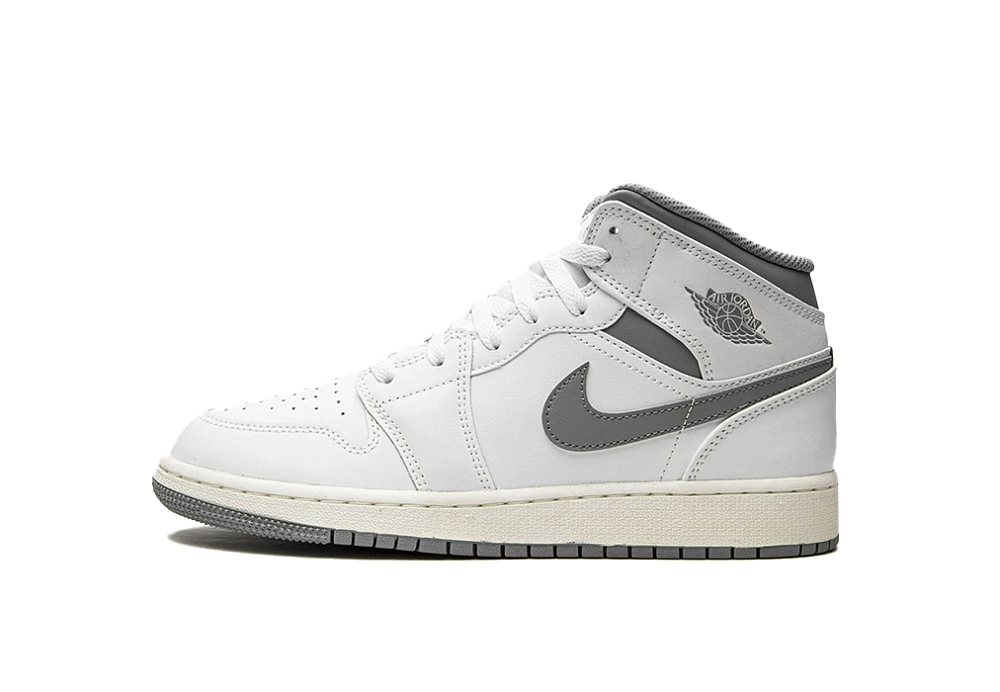 Nike Air Jordan 1 Mid Neutral Grey (GS)