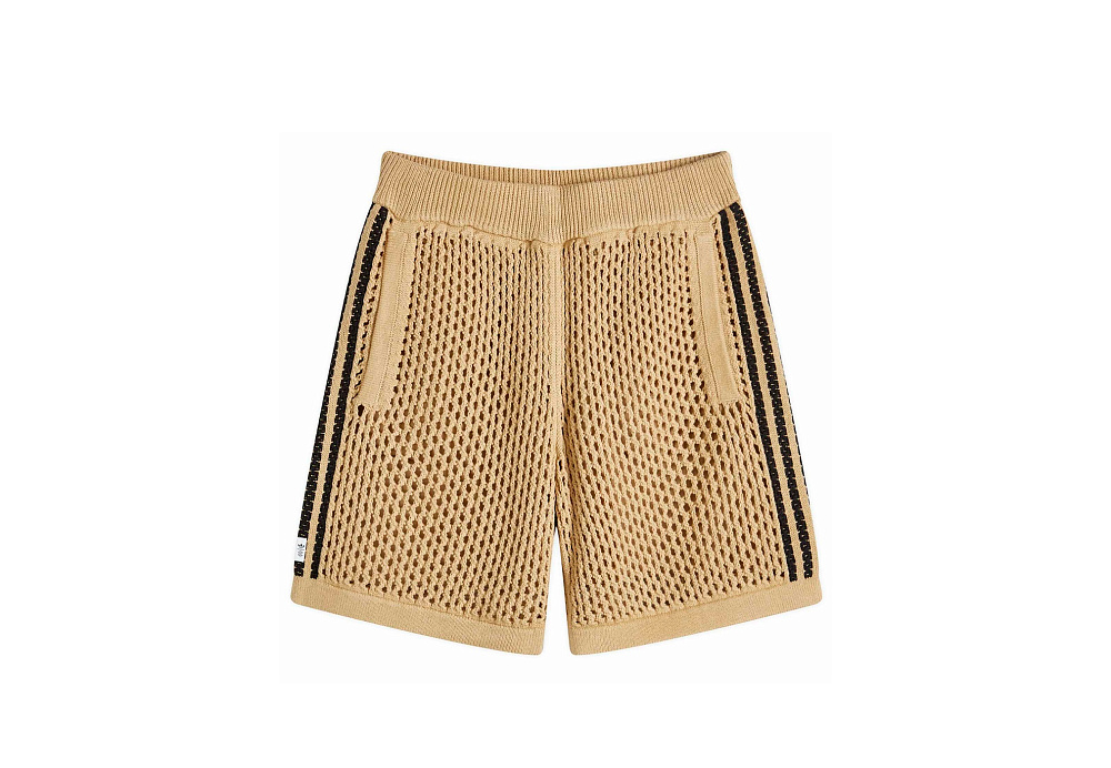 Adidas x Clot Crochet Shorts Beige