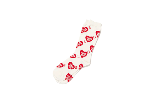 Human Made Heart Socks Red