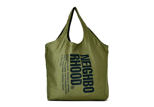Neighborhood ID Shoulder Tote Bag Olive
