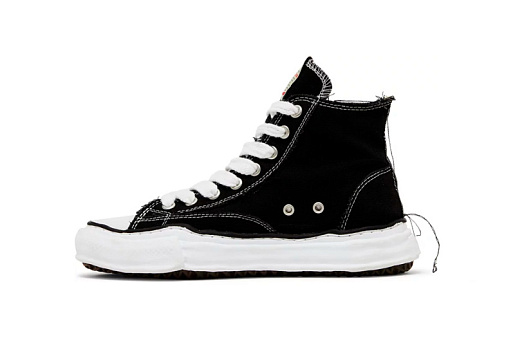 Maison Mihara Yasuhiro OG Sole Canvas HI Cut Sneaker Black
