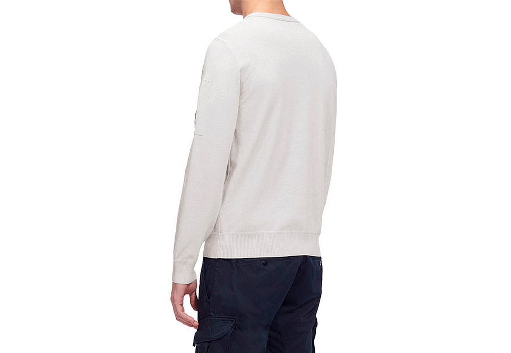 C.P. COMPANY Crewneck Sweatshirt Gauze White