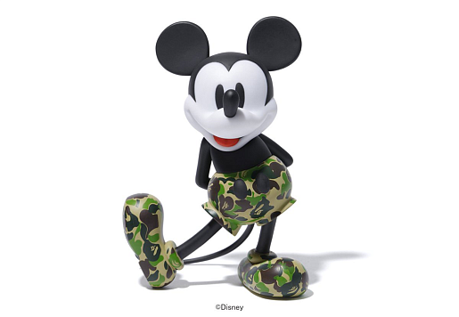 Bape x Mickey Mouse 90th Anniversary Figure Multi Camo